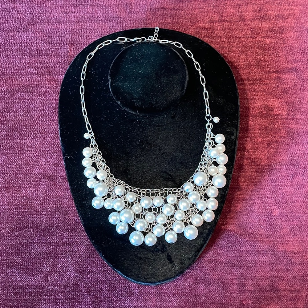 Beautiful fake pear necklace